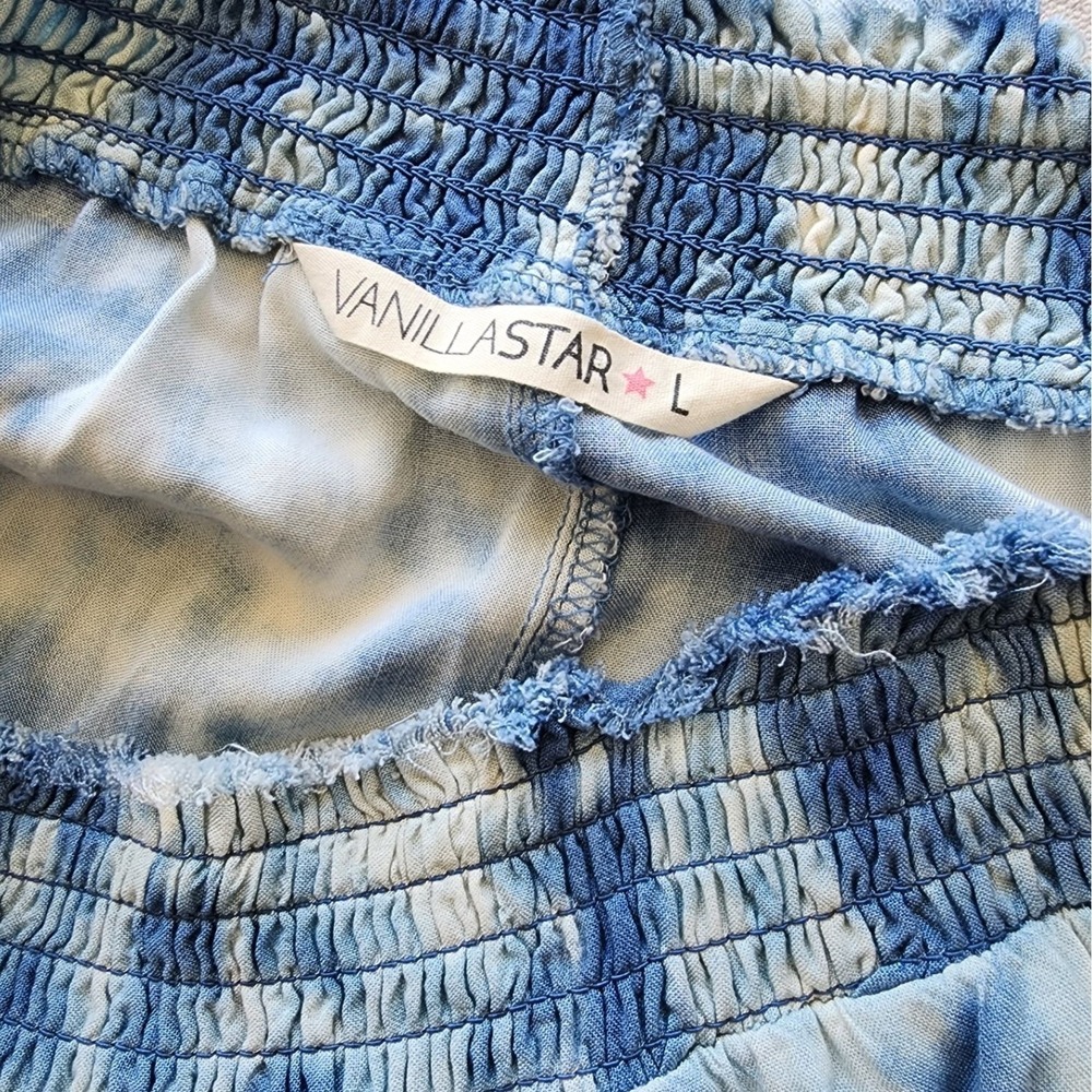 🌊BOHO VIBES✨️Split Wide Leg Tie-Dye Pants loose Y2K boho flowy - Picture 6 of 8